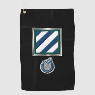 Serviette De Golf Ecusson de la 3e division d'infanterie “Rocher de 