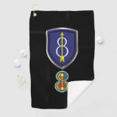 Serviette De Golf Ecusson de la 8e division d'infanterie « Pathfinde (En situation)