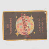 Serviette De Golf Edinburgh City Scotland Royaume-Uni Royaume-Uni go (Horizontal)