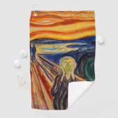 Serviette De Golf Edvard Munch - Le cri 1910 (En situation)