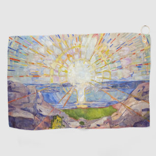 Serviette De Golf Edvard Munch - Le Soleil 1911