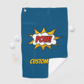 Serviette De Golf Effet audio comique Pow (En situation)