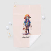 Serviette De Golf Éffrayant, mais joli Zombie Kid - Adorable Macabre (En situation)