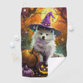 Serviette De Golf Éffrayante-américaine Eskimo Halloween sorcière et (En situation)