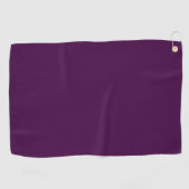 Serviette De Golf Eggplant Purple Solid (Horizontal)