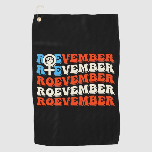 Serviette De Golf Élection du 24 novembre (Devant)