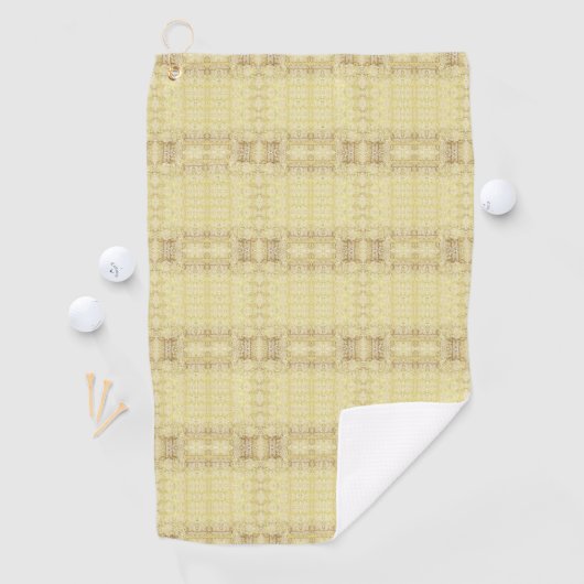 Serviette De Golf Élégance Champagne (En situation)