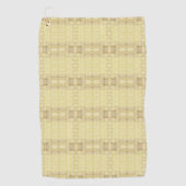 Serviette De Golf Élégance Champagne (Devant)