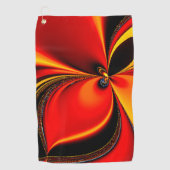 Serviette De Golf Élégance des agrumes (Devant)