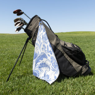 Serviette De Golf Élégant floral aquarelle déco coup d'oeil