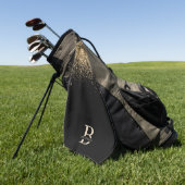 Serviette De Golf Elegant Gold Parties scintillant Pro Fête des Mère (Vert)