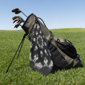 Serviette De Golf Elégant Mandala (Vert)