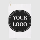 Serviette De Golf élégant, moderne, raffiné et éditable. (Devant)