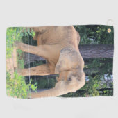 Serviette De Golf Eléphant (Horizontal)