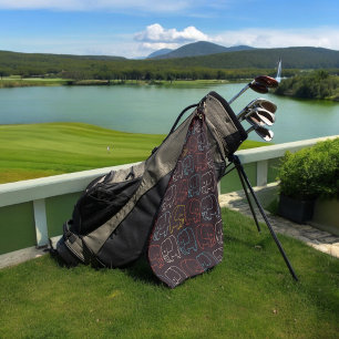 Serviette De Golf éléphants à tirage vintage