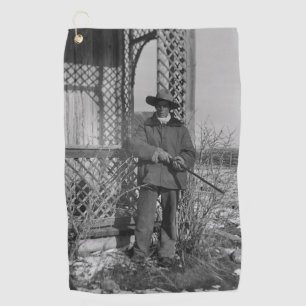 Serviette De Golf Éleveur et cow-boy canadien hors-la-loi de l'Ouest