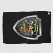 Serviette De Golf Élite 1re division blindée "Vieux côtés" (Horizontal)