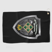 Serviette De Golf Élite 4e division d'infanterie " Fiable et loyale  (Horizontal)
