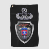 Serviette De Golf Elite 82e division aéroportée "All Way" (Devant)