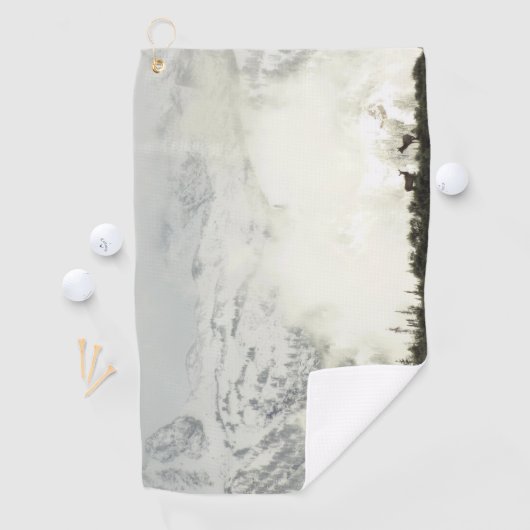 Serviette De Golf Elk at Grand Teton National Park Photographie (En situation)