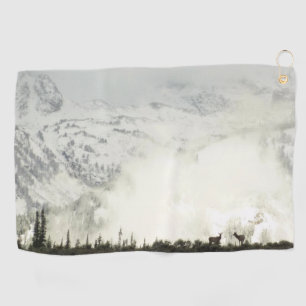 Serviette De Golf Elk at Grand Teton National Park Photographie