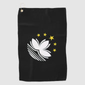 Serviette De Golf Emblème de Macao (Devant)