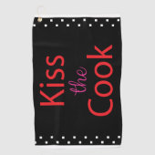 Serviette De Golf Embrasse Le Cuisinier (Devant)