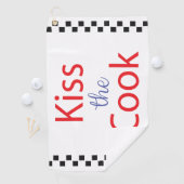 Serviette De Golf Embrasse Le Cuisinier (En situation)