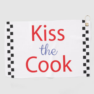 Serviette De Golf Embrasse Le Cuisinier