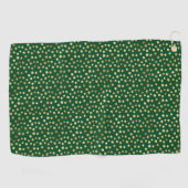 Serviette De Golf Emerald and Gold Safari Series Design 11 (Horizontal)