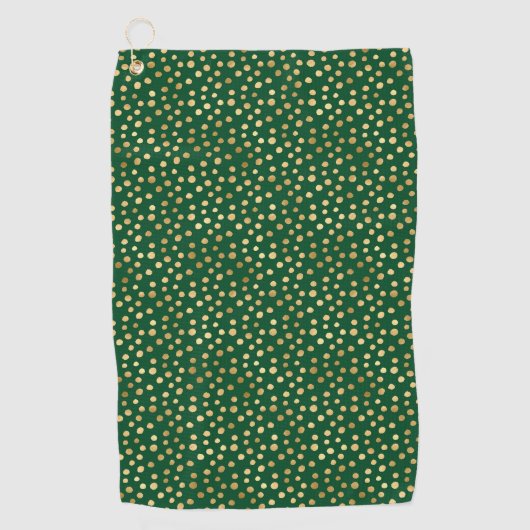 Serviette De Golf Emerald and Gold Safari Series Design 11 (Devant)