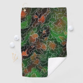 Serviette De Golf Emerald Maze (En situation)