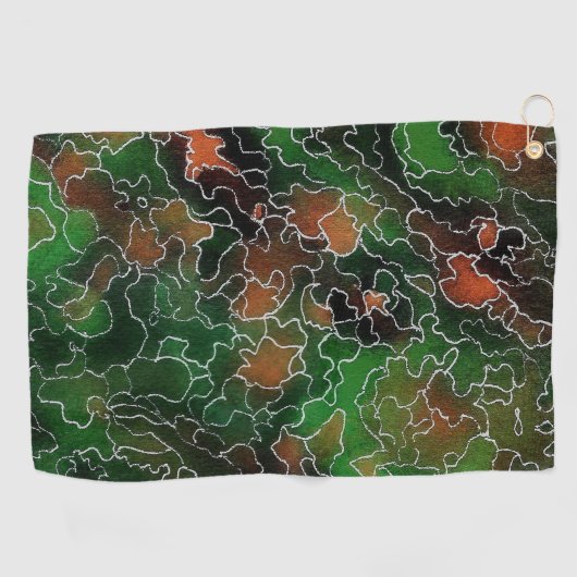 Serviette De Golf Emerald Maze (Horizontal)