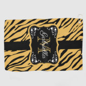 Serviette De Golf Empreinte de léopard (Horizontal)
