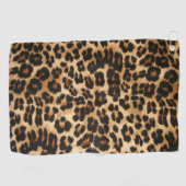 Serviette de golf Empreinte de léopard (Horizontal)