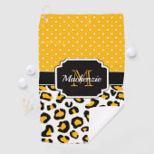 Serviette De Golf Empreinte de léopard (En situation)