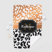 Serviette De Golf Empreinte de léopard (En situation)