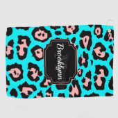 Serviette De Golf Empreinte de léopard (Horizontal)