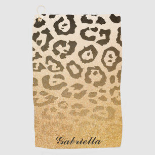 Serviette De Golf Empreinte de léopard