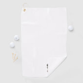 Serviette De Golf Empreinte de léopard Mama Heart Golf Towel (En situation)