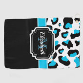 Serviette De Golf Empreinte de léopard mignon (Horizontal)
