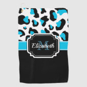 Serviette De Golf Empreinte de léopard mignon (Devant)