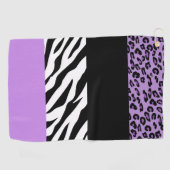 Serviette De Golf Empreinte de léopard, Zebra Print, Poster de anima (Horizontal)