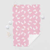Serviette De Golf Empreintes Bébé, Pied Bébé, Marches, Fille Rose (En situation)