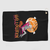 Serviette De Golf En Attente D'Halloween Infirmière D'Été Skeleton P (Horizontal)