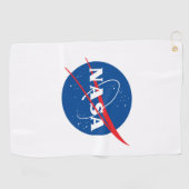 Serviette de golf en laiton Iconique de la NASA (b (Horizontal)