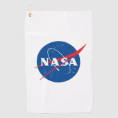 Serviette de golf en laiton Iconique de la NASA (b (Devant)