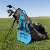 Serviette De Golf En Mémoire Des Funérailles Des Golfeurs (Vert)