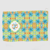 Serviette de golf en mosaïque pour Pat (Horizontal)