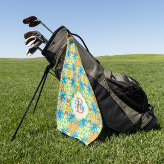 Serviette de golf en mosaïque pour Pat